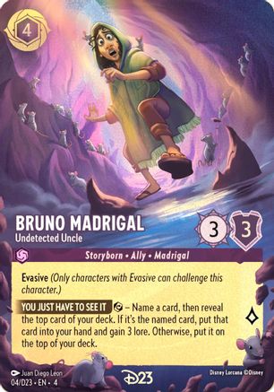 Bruno Madrigal - Undetected Uncle (4) Holofoil [D23 Promos]