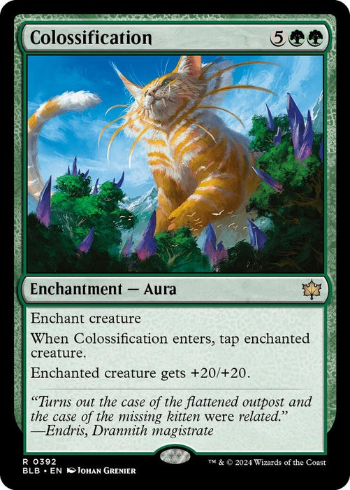 Image for Colossification (392) [Bloomburrow] - Magic: The Gathering