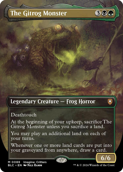 Image for The Gitrog Monster (Borderless) (88) [Bloomburrow] - Magic: The Gathering
