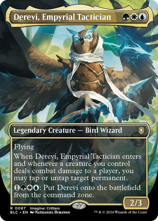 Image for Derevi, Empyrial Tactician (Borderless) (87) [Bloomburrow] - Magic: The Gathering