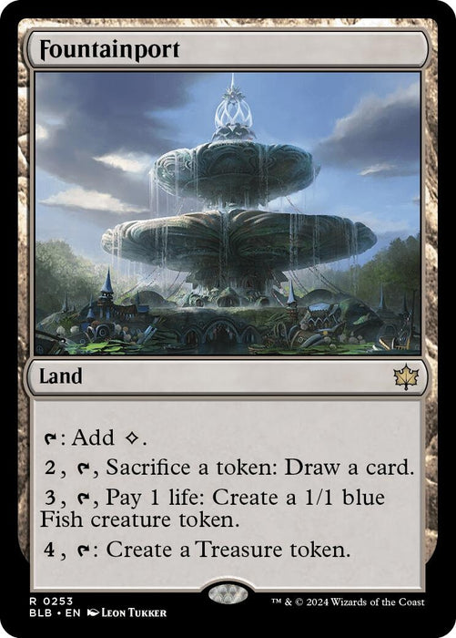 Image for Fountainport (253) (Foil) [Bloomburrow] - Magic: The Gathering