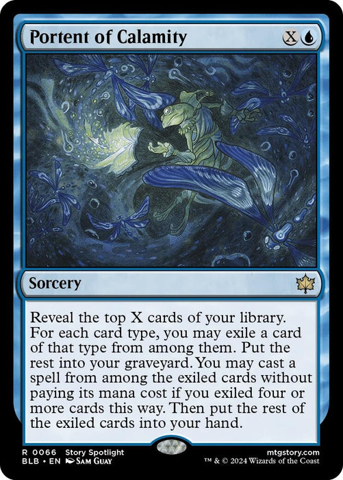 Image for Portent of Calamity (66) (Foil) [Bloomburrow] - Magic: The Gathering