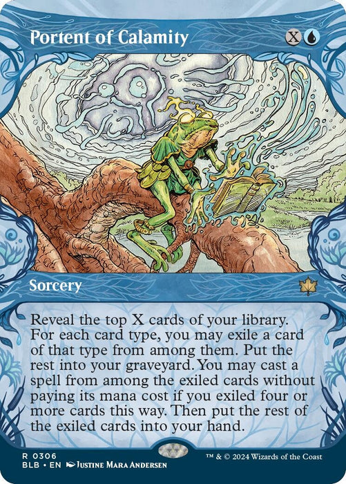 Image for Portent of Calamity (Showcase) (306) (Foil) [Bloomburrow] - Magic: The Gathering