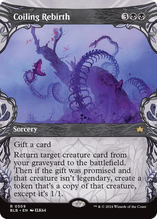 Image for Coiling Rebirth (Showcase) (309) (Foil) [Bloomburrow] - Magic: The Gathering