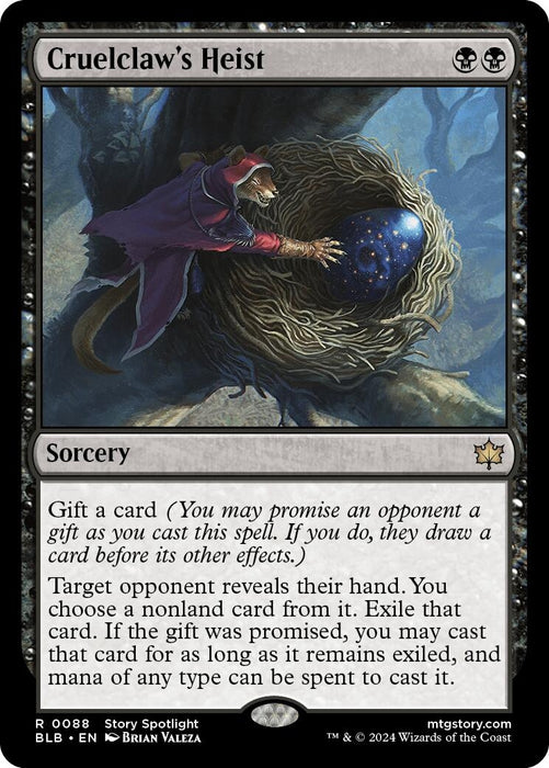 Image for Cruelclaw's Heist (88) (Foil) [Bloomburrow] - Magic: The Gathering