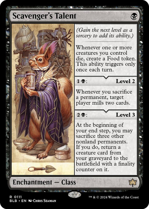 Image for Scavenger's Talent (111) [Bloomburrow] - Magic: The Gathering