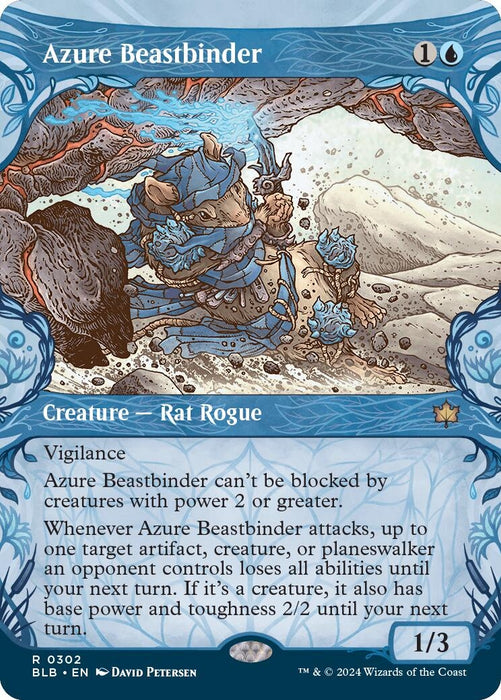 Image for Azure Beastbinder (Showcase) (302) [Bloomburrow] - Magic: The Gathering