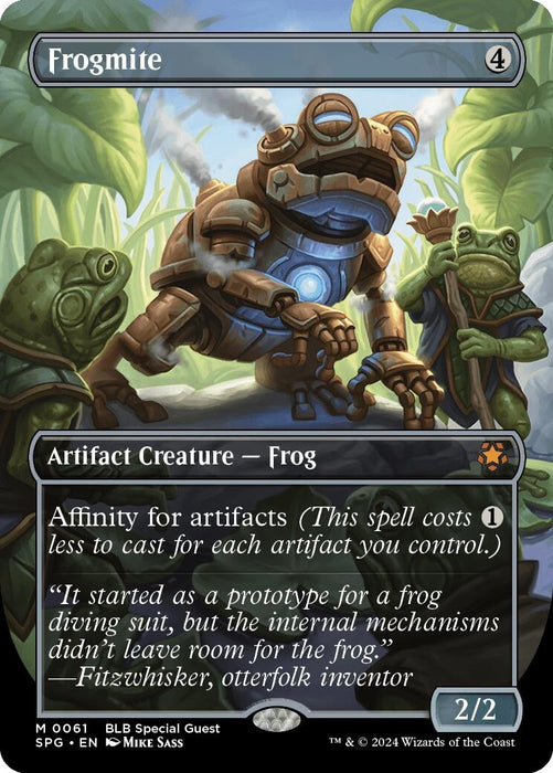 Image for Frogmite (Borderless) (61) [Special Guests] - Magic: The Gathering