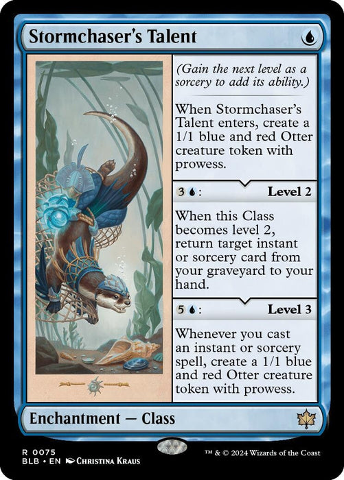 Image for Stormchaser's Talent (75) (Foil) [Bloomburrow] - Magic: The Gathering
