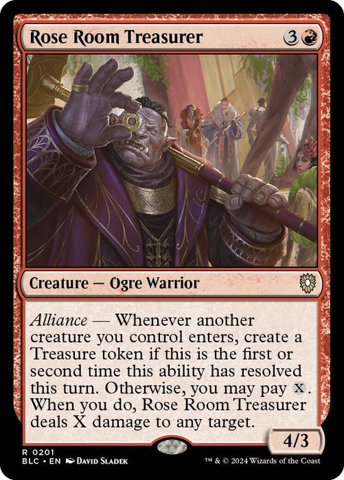 Image for Rose Room Treasurer (201) [Bloomburrow] - Magic: The Gathering