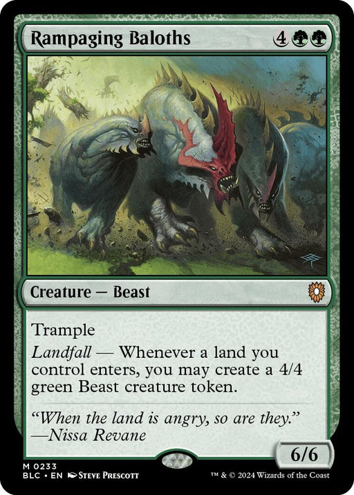Image for Rampaging Baloths (233) [Bloomburrow] - Magic: The Gathering