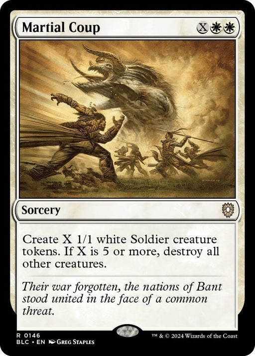 Image for Martial Coup (146) [Bloomburrow] - Magic: The Gathering