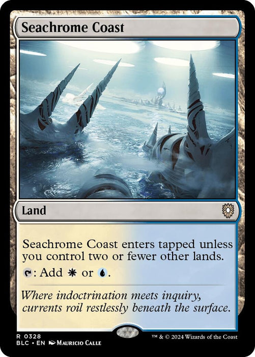 Image for Seachrome Coast (328) [Bloomburrow] - Magic: The Gathering