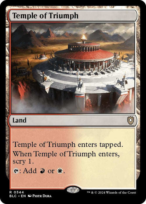 Image for Temple of Triumph (344) [Bloomburrow] - Magic: The Gathering