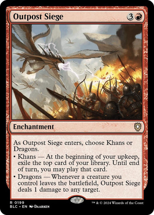 Image for Outpost Siege (199) [Bloomburrow] - Magic: The Gathering