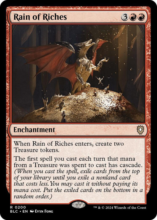 Image for Rain of Riches (200) [Bloomburrow] - Magic: The Gathering