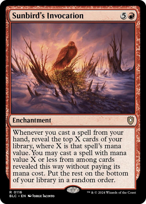 Image for Sunbird's Invocation (116) [Bloomburrow] - Magic: The Gathering