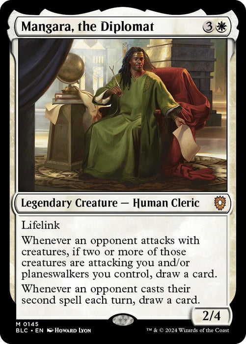 Image for Mangara, the Diplomat (145) [Bloomburrow] - Magic: The Gathering