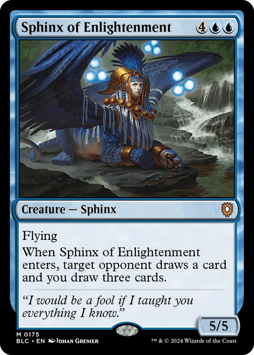 Image for Sphinx of Enlightenment (175) [Bloomburrow] - Magic: The Gathering