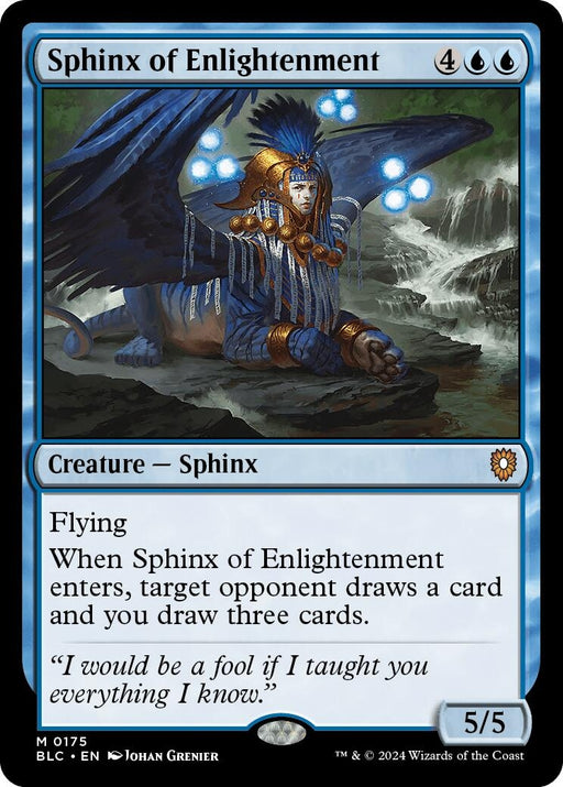 Image for Sphinx of Enlightenment (175) [Bloomburrow] - Magic: The Gathering