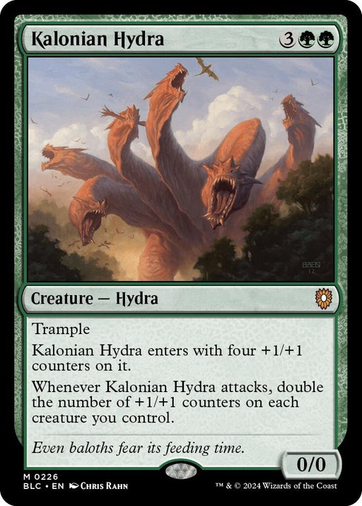 Image for Kalonian Hydra (226) [Bloomburrow] - Magic: The Gathering