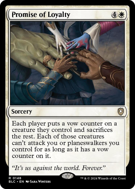 Image for Promise of Loyalty (148) [Bloomburrow] - Magic: The Gathering