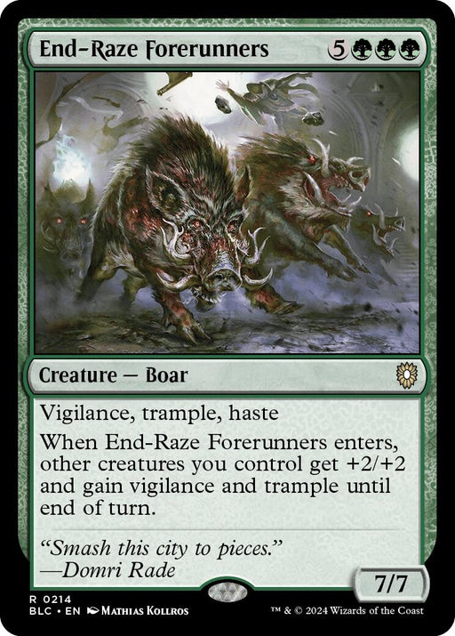 Image for End-Raze Forerunners (214) [Bloomburrow] - Magic: The Gathering