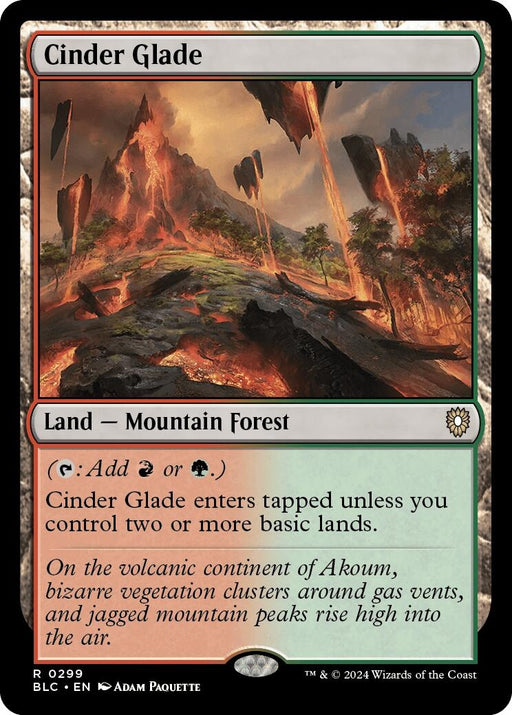 Image for Cinder Glade (299) [Bloomburrow] - Magic: The Gathering