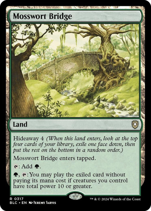 Image for Mosswort Bridge (317) [Bloomburrow] - Magic: The Gathering