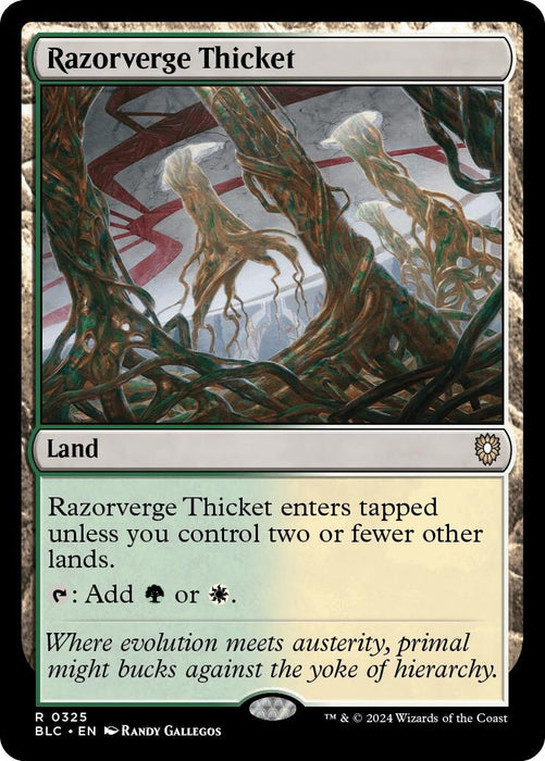 Image for Razorverge Thicket (325) [Bloomburrow] - Magic: The Gathering
