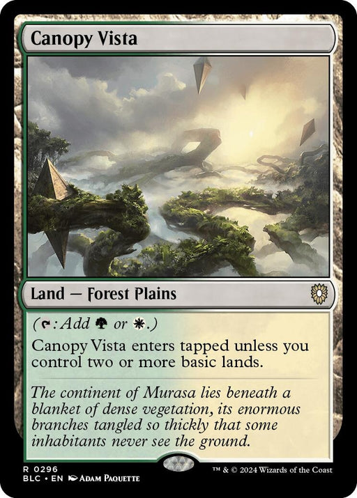 Image for Canopy Vista (296) [Bloomburrow] - Magic: The Gathering