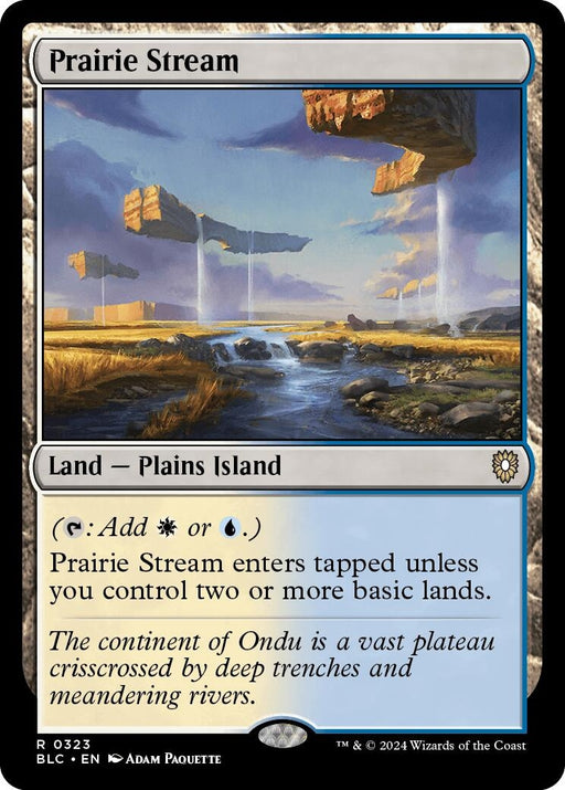 Image for Prairie Stream (323) [Bloomburrow] - Magic: The Gathering
