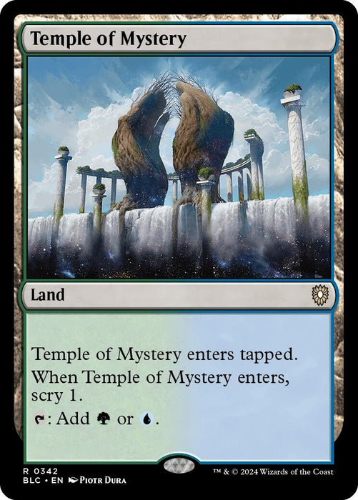 Image for Temple of Mystery (342) [Bloomburrow] - Magic: The Gathering