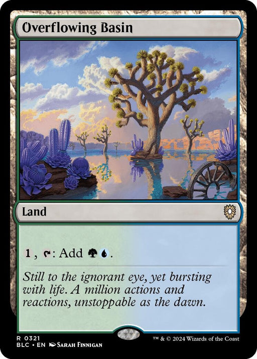 Image for Overflowing Basin (321) [Bloomburrow] - Magic: The Gathering