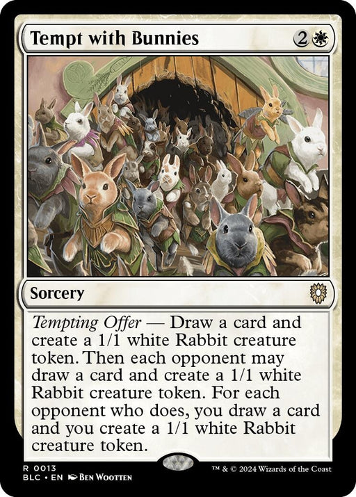 Image for Tempt with Bunnies (13) [Bloomburrow] - Magic: The Gathering