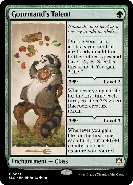 Image for Gourmand's Talent (31) [Bloomburrow] - Magic: The Gathering