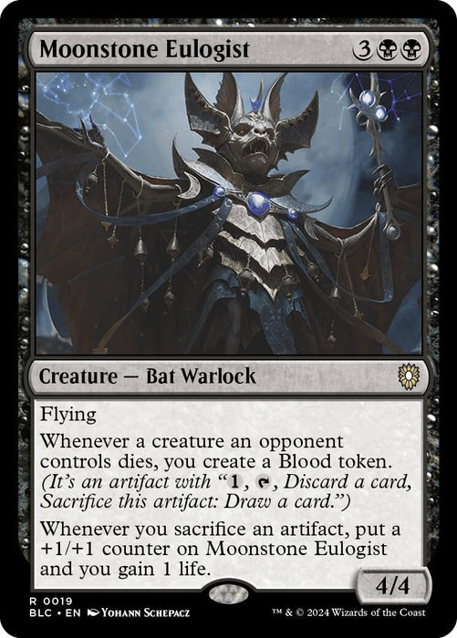 Image for Moonstone Eulogist (19) [Bloomburrow] - Magic: The Gathering