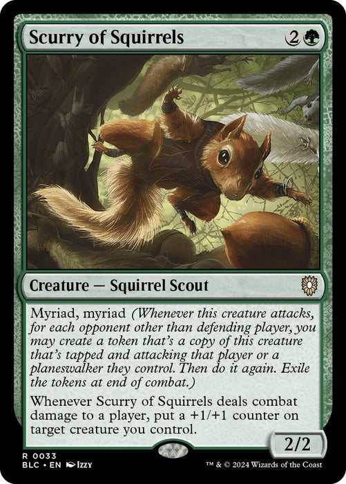 Image for Scurry of Squirrels (33) [Bloomburrow] - Magic: The Gathering