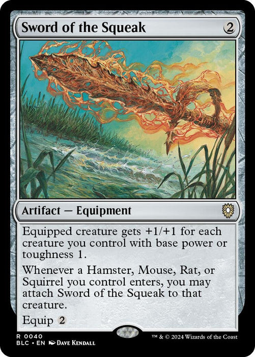 Image for Sword of the Squeak (40) [Bloomburrow] - Magic: The Gathering