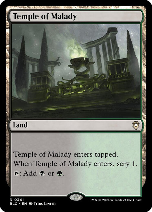 Image for Temple of Malady (341) [Bloomburrow] - Magic: The Gathering