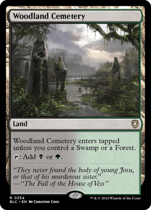 Image for Woodland Cemetery (354) [Bloomburrow] - Magic: The Gathering