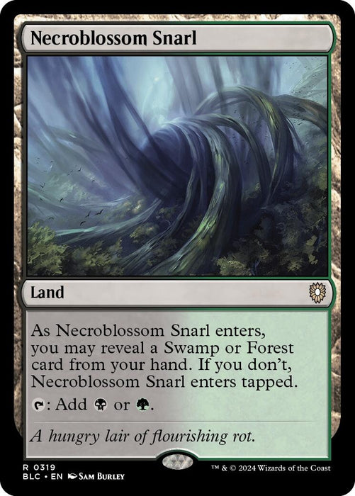 Image for Necroblossom Snarl (319) [Bloomburrow] - Magic: The Gathering