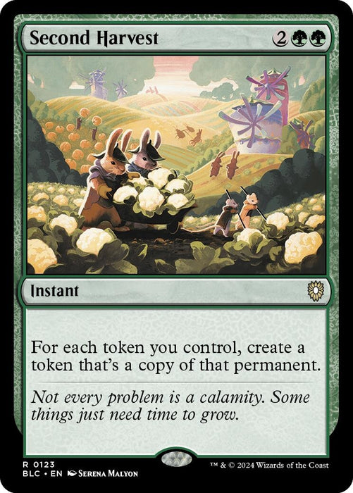 Image for Second Harvest (123) [Bloomburrow] - Magic: The Gathering