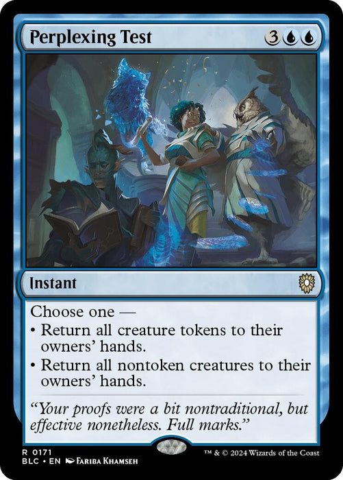 Image for Perplexing Test (171) [Bloomburrow] - Magic: The Gathering