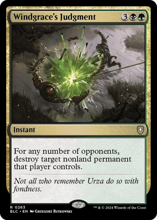 Image for Windgrace's Judgment (263) [Bloomburrow] - Magic: The Gathering
