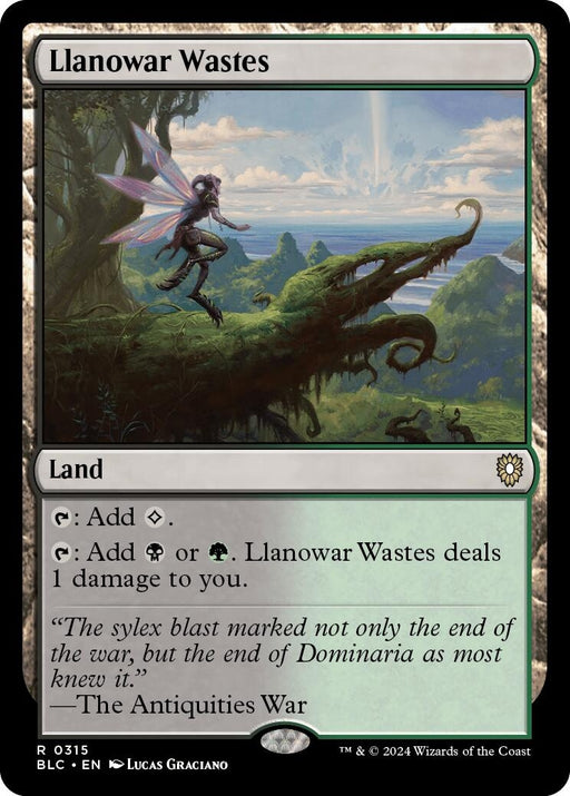 Image for Llanowar Wastes (315) [Bloomburrow] - Magic: The Gathering