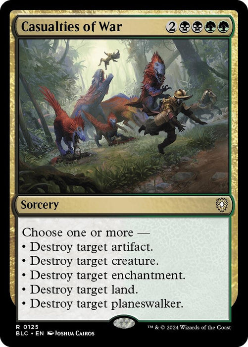 Image for Casualties of War (125) [Bloomburrow] - Magic: The Gathering