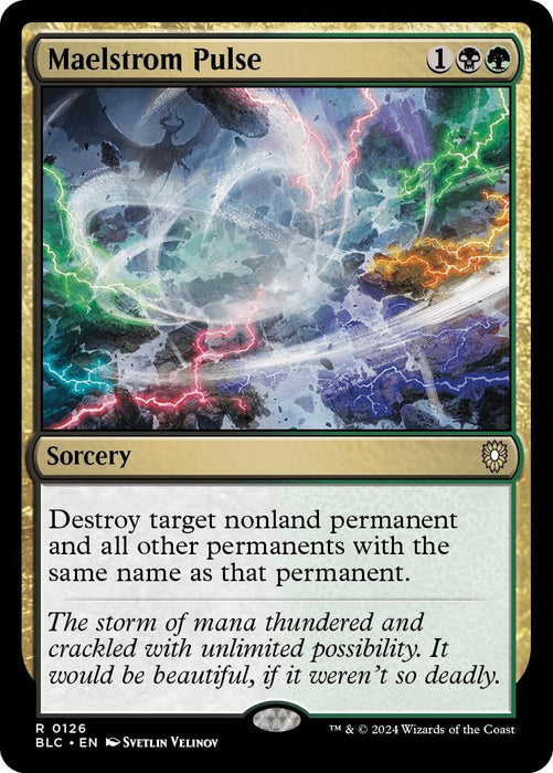 Image for Maelstrom Pulse (126) [Bloomburrow] - Magic: The Gathering