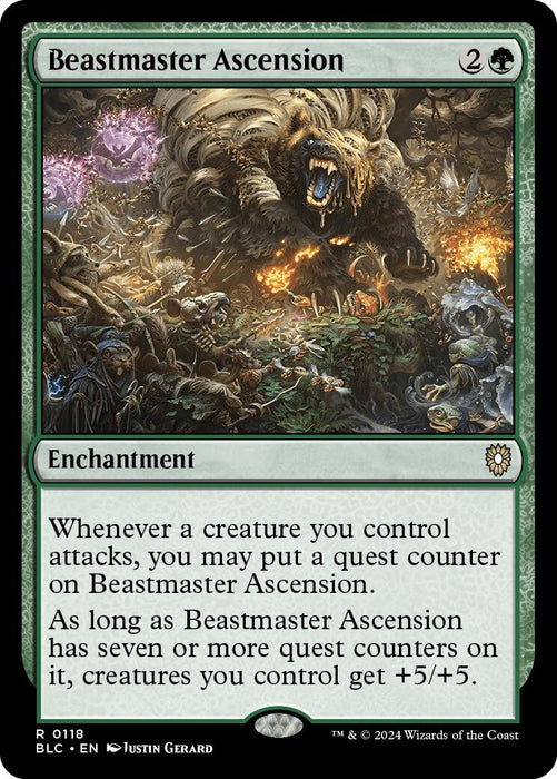 Image for Beastmaster Ascension (118) [Bloomburrow] - Magic: The Gathering
