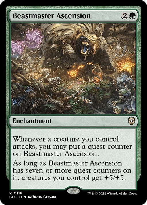 Image for Beastmaster Ascension (118) [Bloomburrow] - Magic: The Gathering